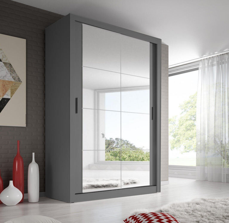 Celeste 2 Sliding Mirror Door Wardrobe | 120cm
