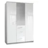 Hargrove 3 Door White Gloss 3 Door wardrobe | 135 CM