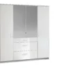 Hargrove 4 Door White Gloss Wardrobe | 180 CM