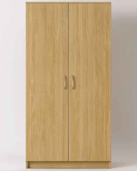 Georgina 2 Door Oak Wardrobe | 80 CM