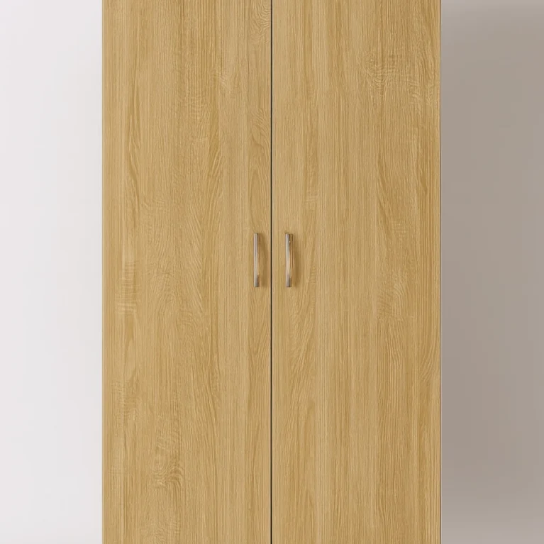 Georgina 2 Door Oak Wardrobe | 80 CM