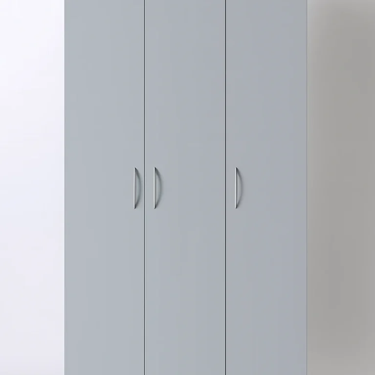 Georgina 3 Door Grey Wardrobe | 120 CM