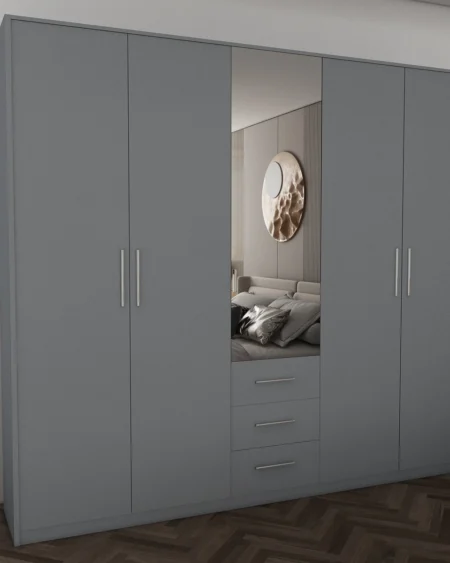 Henley 5 Door Grey Wardrobe | 200 CM