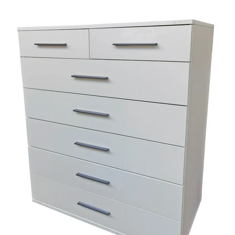 Henley White 5+2 Chest Of Drawers