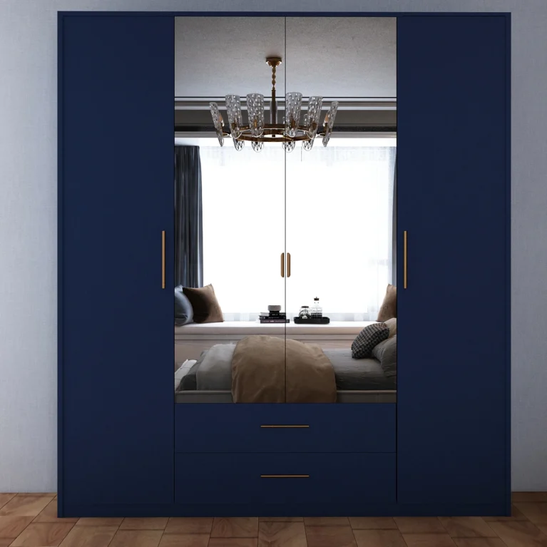 Henley 4 Door Blue Wardrobe | 180 CM