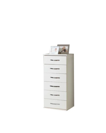 Tesoro Narrow 6 Drawer Chest 45 CM Wide