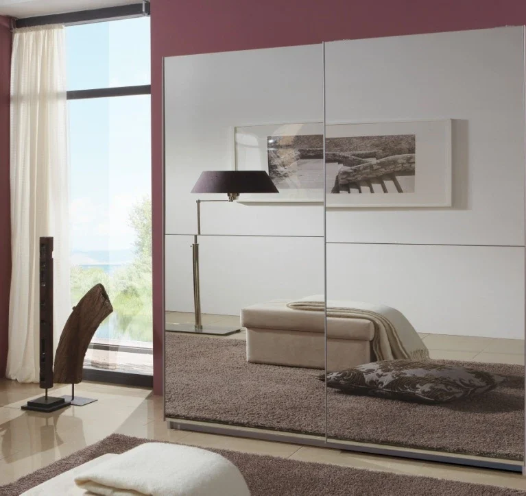 Tesoro Sliding Full Mirror White 180 CM Wide