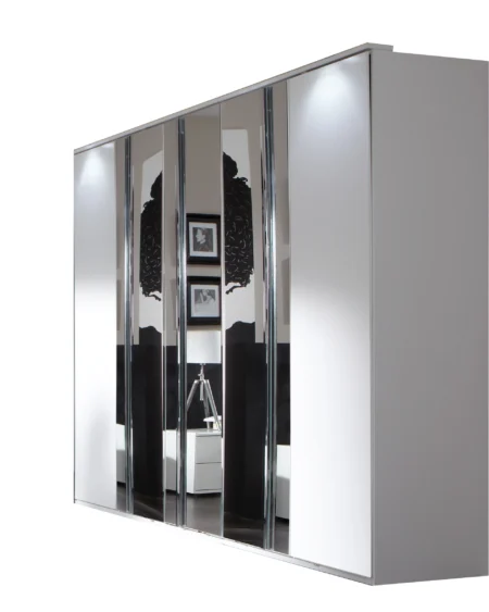 Tesoro 5 Door 3 Mirror White 225 CM Wide