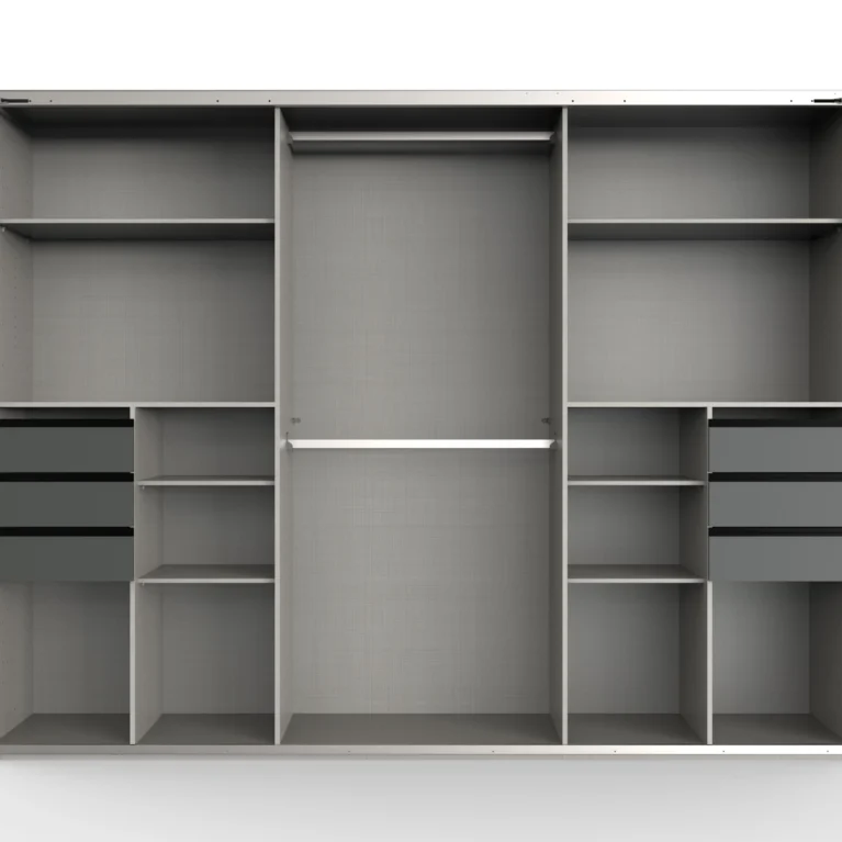 Tesoro White Sliding White 270 CM Wide