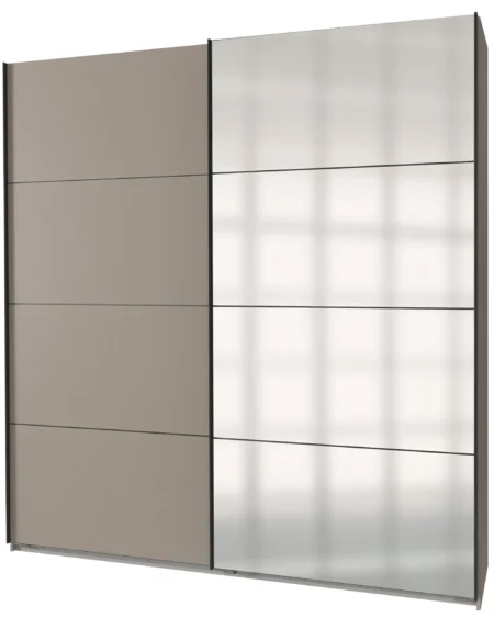 Tesoro sliding wardrobe Sahara Grey 135 CM Wide