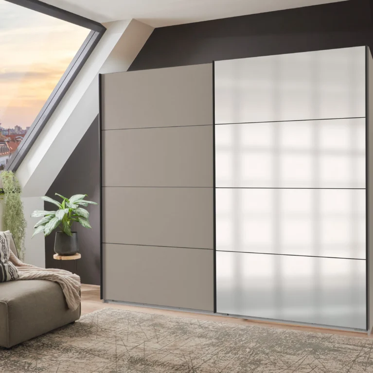 Tesoro sliding wardrobe Sahara Grey 180 CM Wide