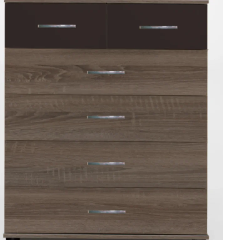 Tesoro Athen 4+2 chest of drawers Montana OAK APPL lAVA | 81 CM