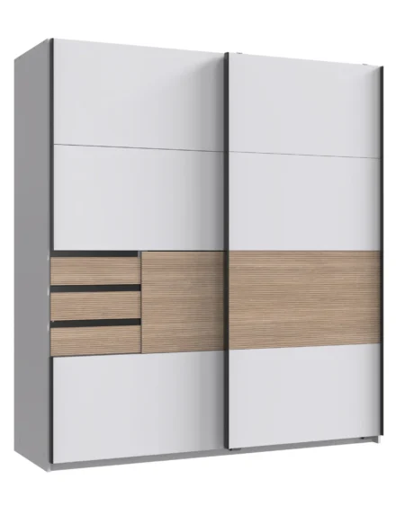 Tesoro Sliding wardrobe White 180 CM Wide