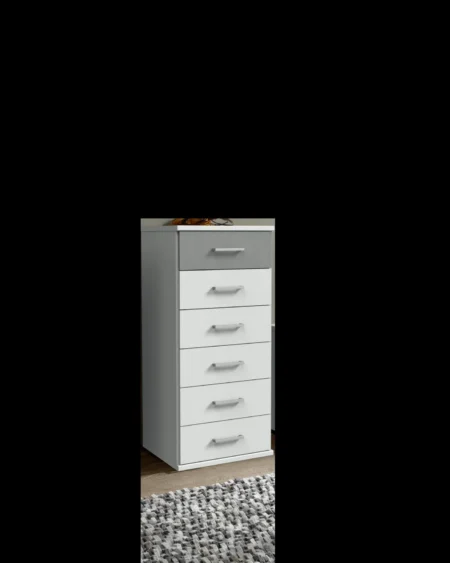 Tesoro White And Grey Narrow chest 45 CM Wide