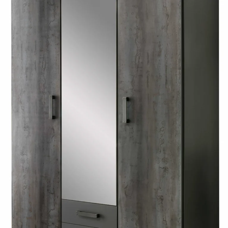 Cecilia 3 Door Digi Steel Wardrobe | 135 CM