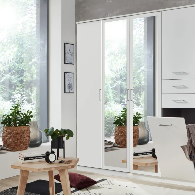 Frankfurt 4 Door White Wardrobe | 180 CM
