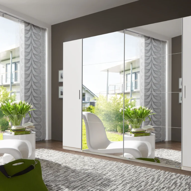 Horley 4 Door White Wardrobe | 270 CM