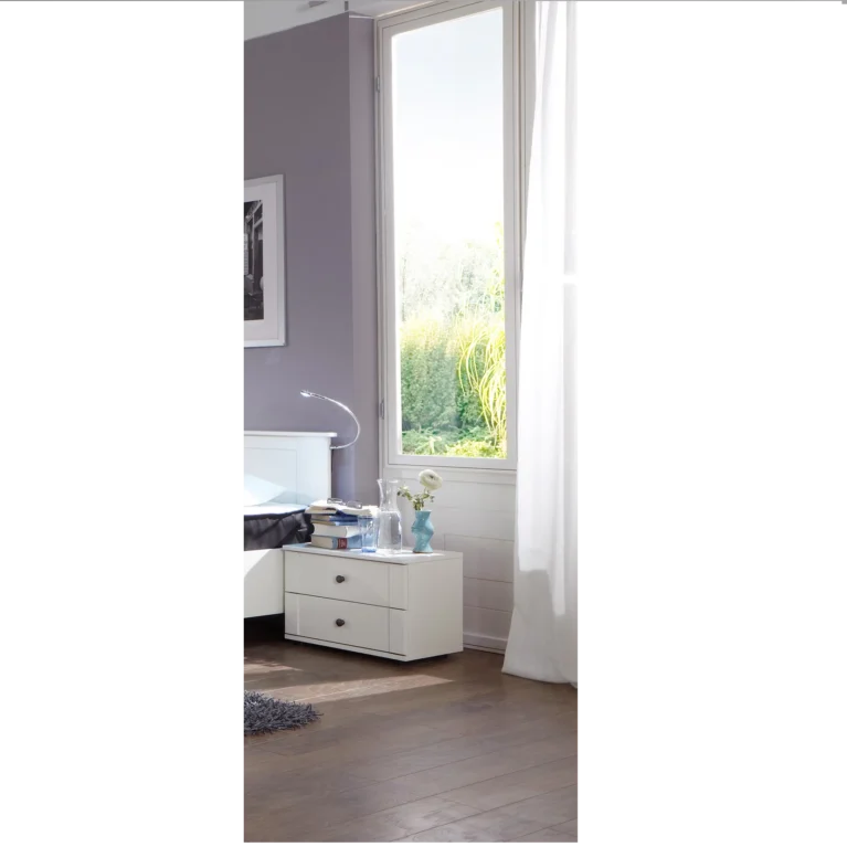 Chalet 985697 - White Bedside 52 CM Wide