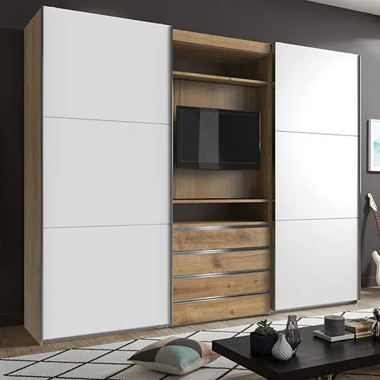 TV wardrobe unit bedroom