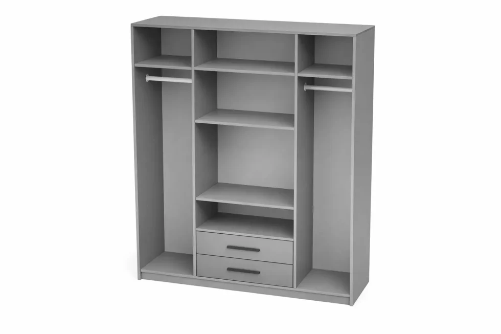 Tesoro 4 Door White Gloss Wardrobe | Free Delivery