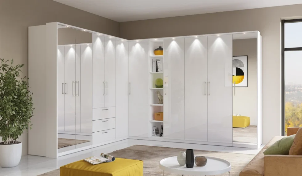 Rosalie 2 Door Corner Wardrobe