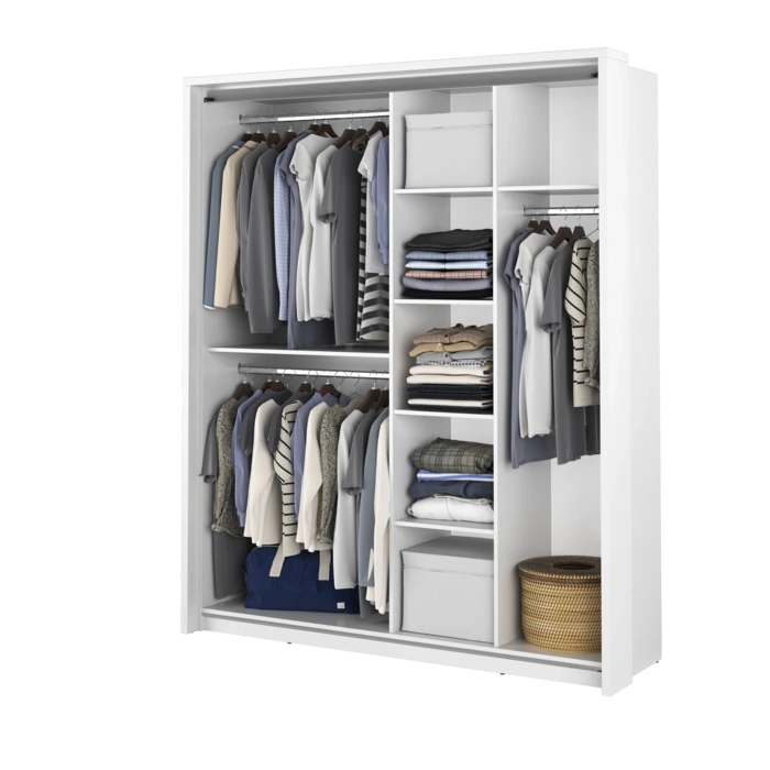Celeste 2 Sliding Mirror Door Wardrobe | 180cm