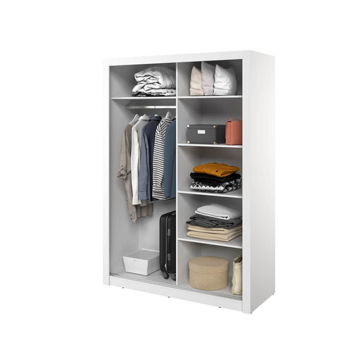 Celeste 2 Sliding Mirrored Door Wardrobe | 150cm