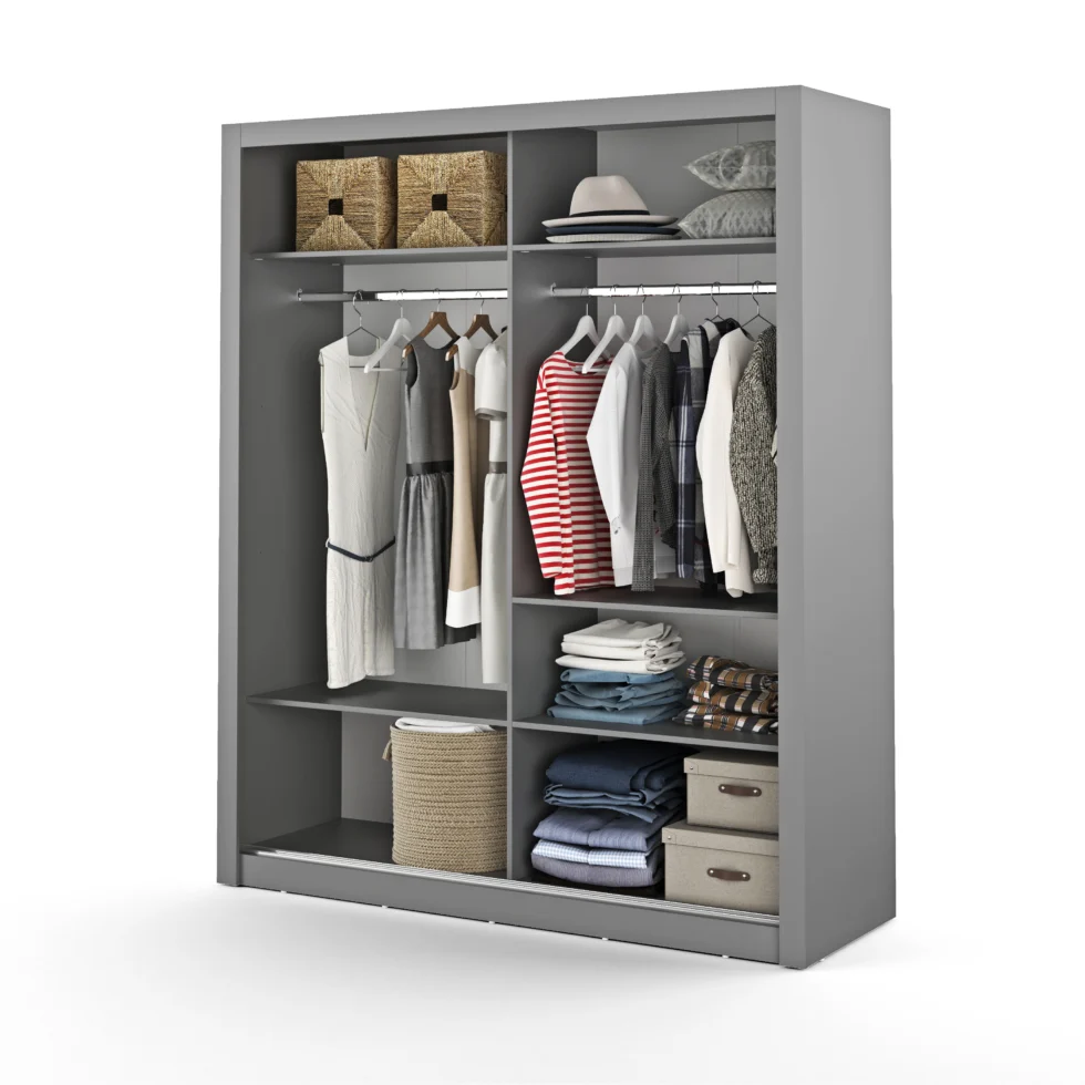 Celeste 2 Sliding Door Wardrobe | 181cm