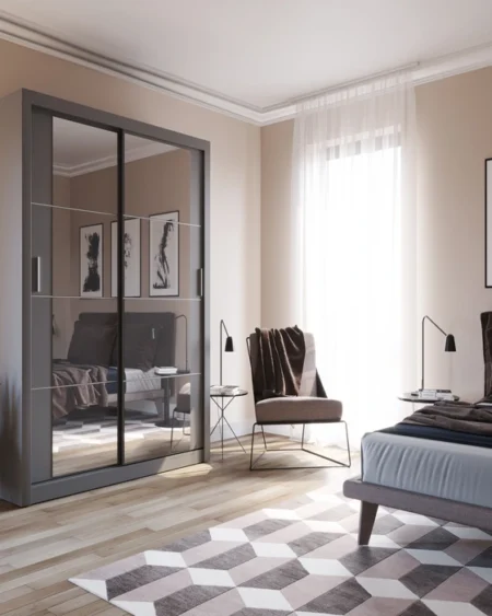 Celeste 2 Sliding Door Wardrobe | 181cm