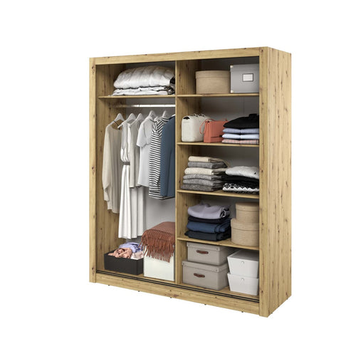 Celeste 2 Sliding Door Mirrored Wardrobe | 181cm