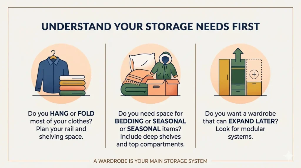 Wardrobe House Storage needs image