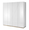 Amelia 4 Door White Gloss Wardrobe | 200cm