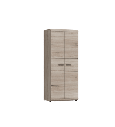 Moonah 2 Door Hinged Oak Wardrobe | 80cm