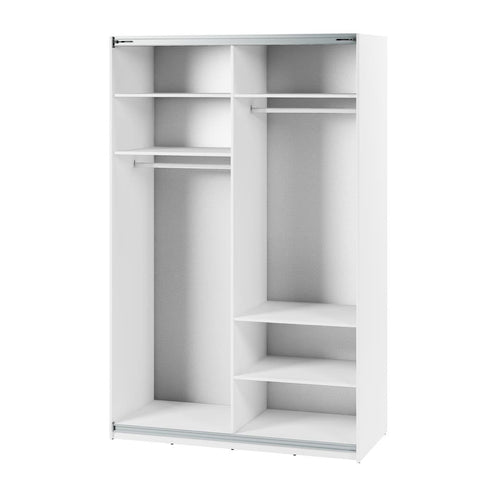 Jessica 2 Door Sliding White Wardrobe | 170cm