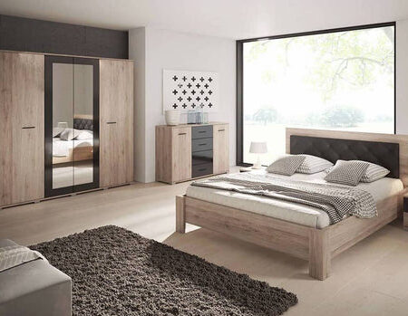 Oakmont Hinged Oak Wardrobe | 200cm